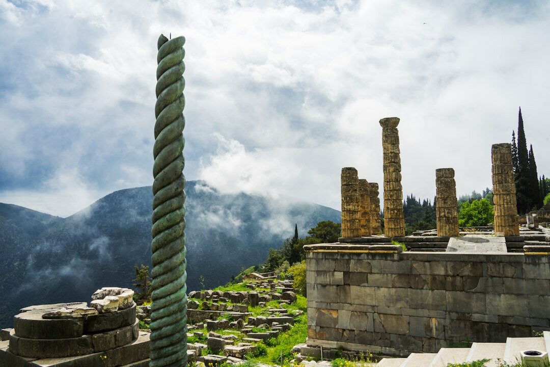 ancient ruins with legends