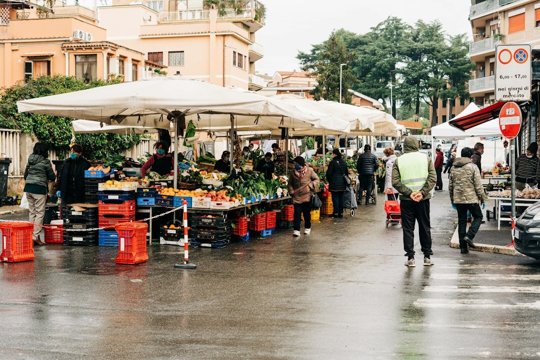 everyday market scene